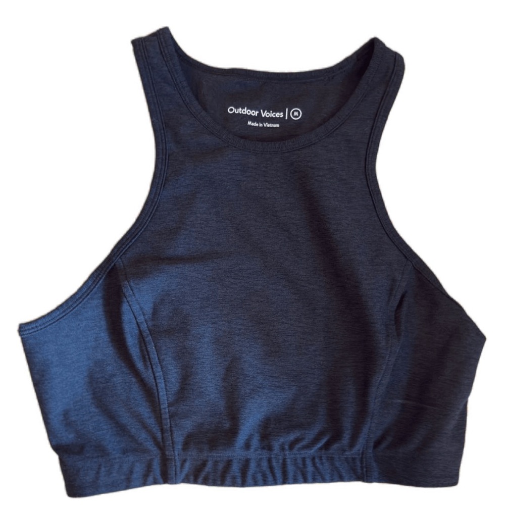 Outdoor Voices Midnight Blue Tank Top Style Bra